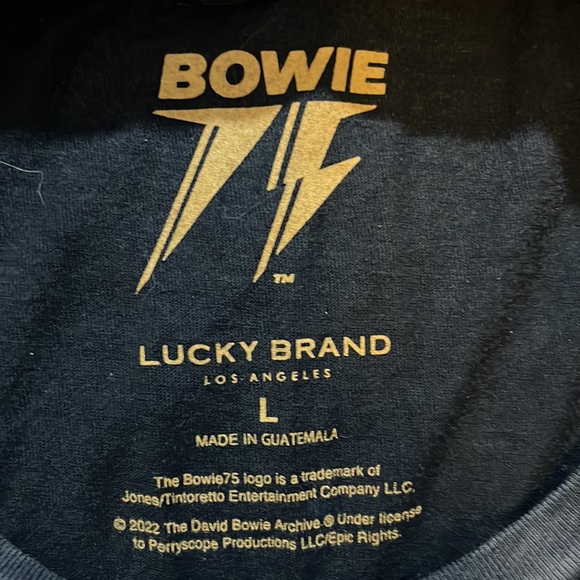 David Bowie 75th anniversary T-shirt - Picture 5 of 5